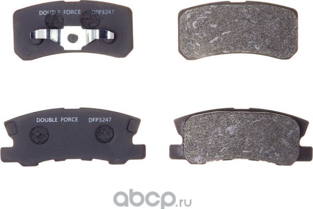 Колодки тормозные дисковые (Double Force) Double Force. Артикул DFP3247