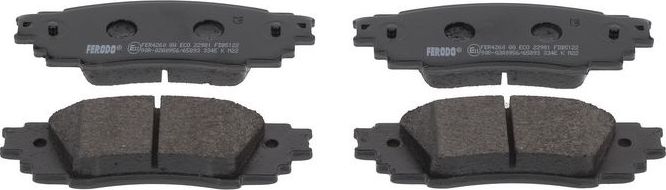 Тормозные колодки Ferodo Premier Eco Friction. Артикул FDB5122