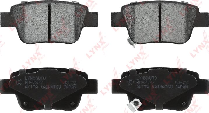 Тормозные колодки LYNXauto. Артикул BD-7577