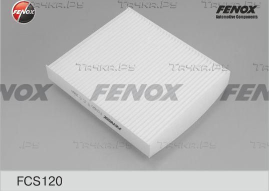 Салонный фильтр Fenox внутренний для Chevrolet Spark III 2010-2016. Артикул FCS120