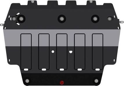 Защита Шериф (2 мм) для картера и КПП Volkswagen Caddy IV 2015-2020. Артикул 26.3399