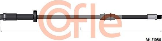 Тормозной шланг Cofle. Артикул 92.BH.FI086