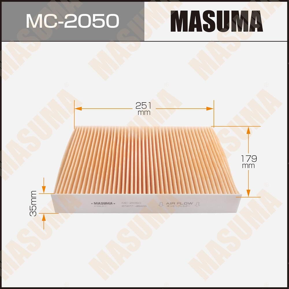 Салонный фильтр Masuma. Артикул MC-2050