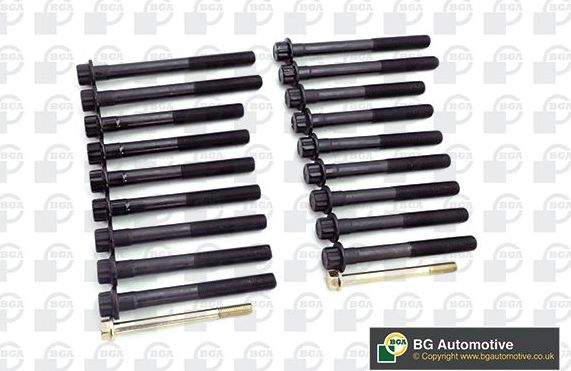 Комплект болтов ГБЦ BGA для Mitsubishi Pajero II 1993-1999. Артикул BK5360