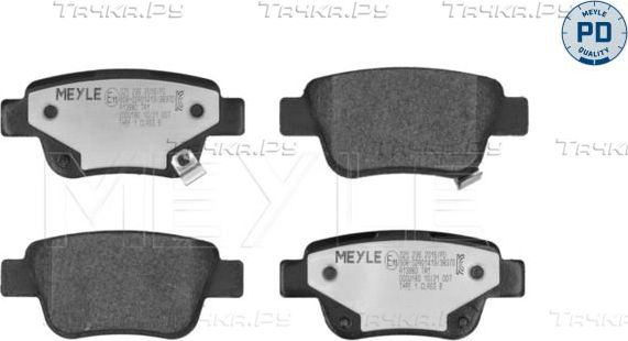 Тормозные колодки Meyle PD. Артикул 025 236 2016/PD