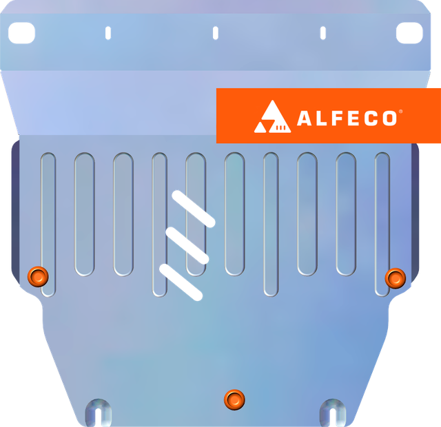 Защита алюминиевая Alfeco (4 мм) для картера и КПП Toyota Raize (только для автомобилей с правым рулём) 2019-2026. Артикул ALF.24.129 AL4