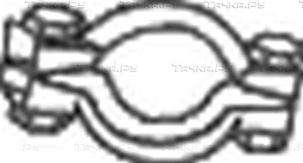 Хомут глушителя Bosal. Артикул 254-701