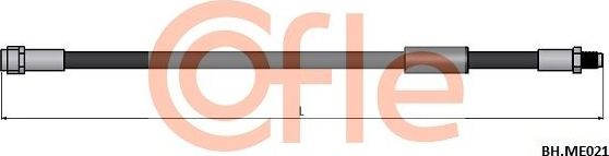Тормозной шланг Cofle. Артикул 92.BH.ME021