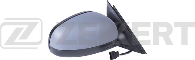 Зеркало боковое (в сборе) Zekkert правое для Skoda Fabia II 2006-2014. Артикул SP-4009