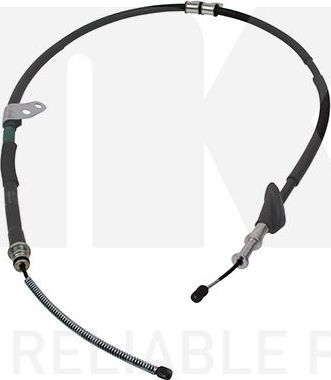 Трос ручника (тросик ручного тормоза) NK правый для Subaru Impreza II 2000-2004. Артикул 904402