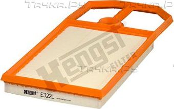 Воздушный фильтр Hengst для SEAT Toledo II 2000-2002. Артикул E322L