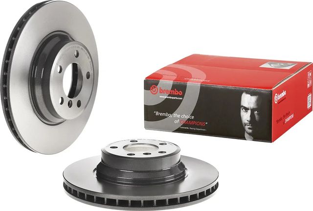 Тормозной диск Brembo UV Coated передний для BMW 7 IV (E65/E66) 2001-2008. Артикул 09.9355.11