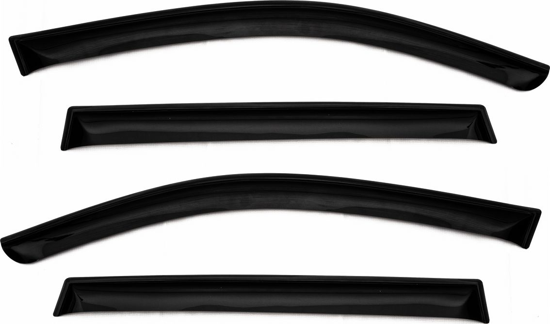 Дефлекторы REIN для окон (накладной скотч 3М) (4 шт.) Mitsubishi Outlander III кроссовер 2012-2026. Артикул REINWV434