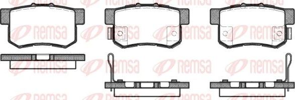 Тормозные колодки Remsa. Артикул 0325.52