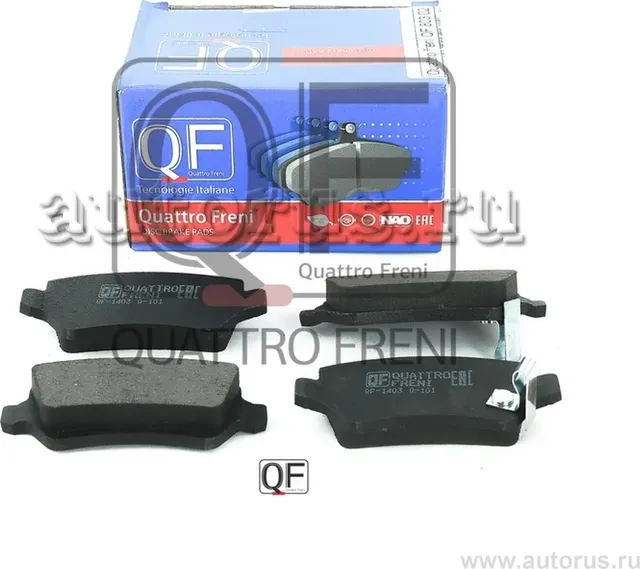 Колодки тормозные дисковые к-т (Quattro Freni). Артикул QF80302
