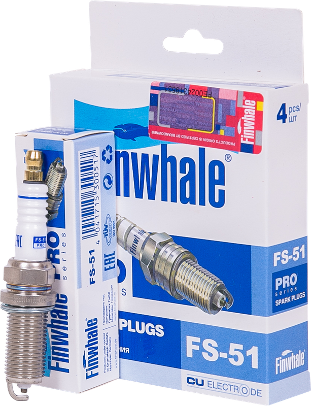 Свеча зажигания Finwhale для Toyota Fortuner I 2004-2015. Артикул FS51