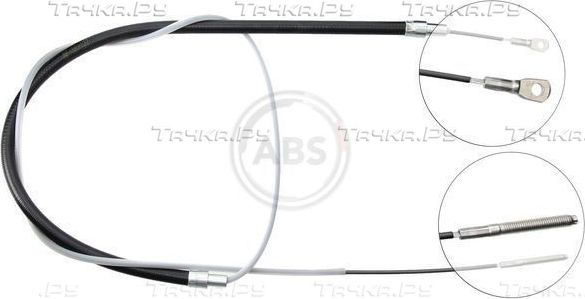 Трос ручника (тросик ручного тормоза) ABS. Артикул K10256