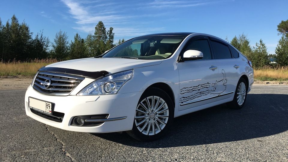 Дефлекторы V-Star для окон Nissan Teana J32 2008-2014. Артикул D57383