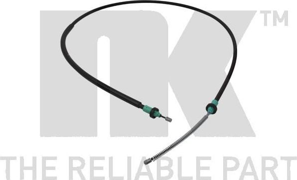 Трос ручника (тросик ручного тормоза) NK правый/левый для Dacia Duster I 2010-2018. Артикул 9039147