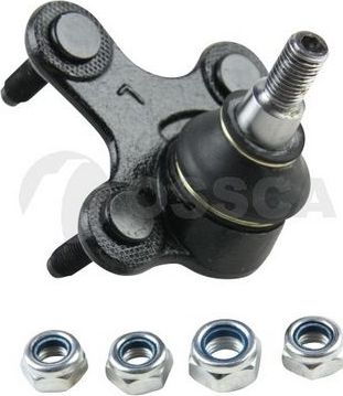 Шаровая опора OSSCA передняя левая для Audi A3 II (8P) 2003-2013. Артикул 07813