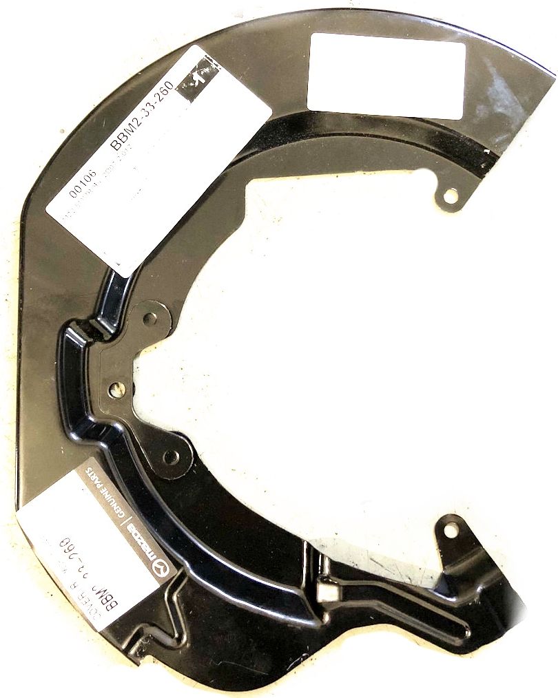 Кожух (щиток) тормозного диска Mazda. Артикул BBM233260