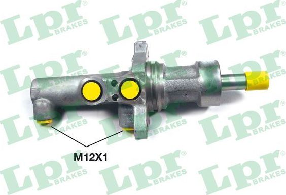 Тормозной цилиндр главный LPR (алюминий). Артикул 1453