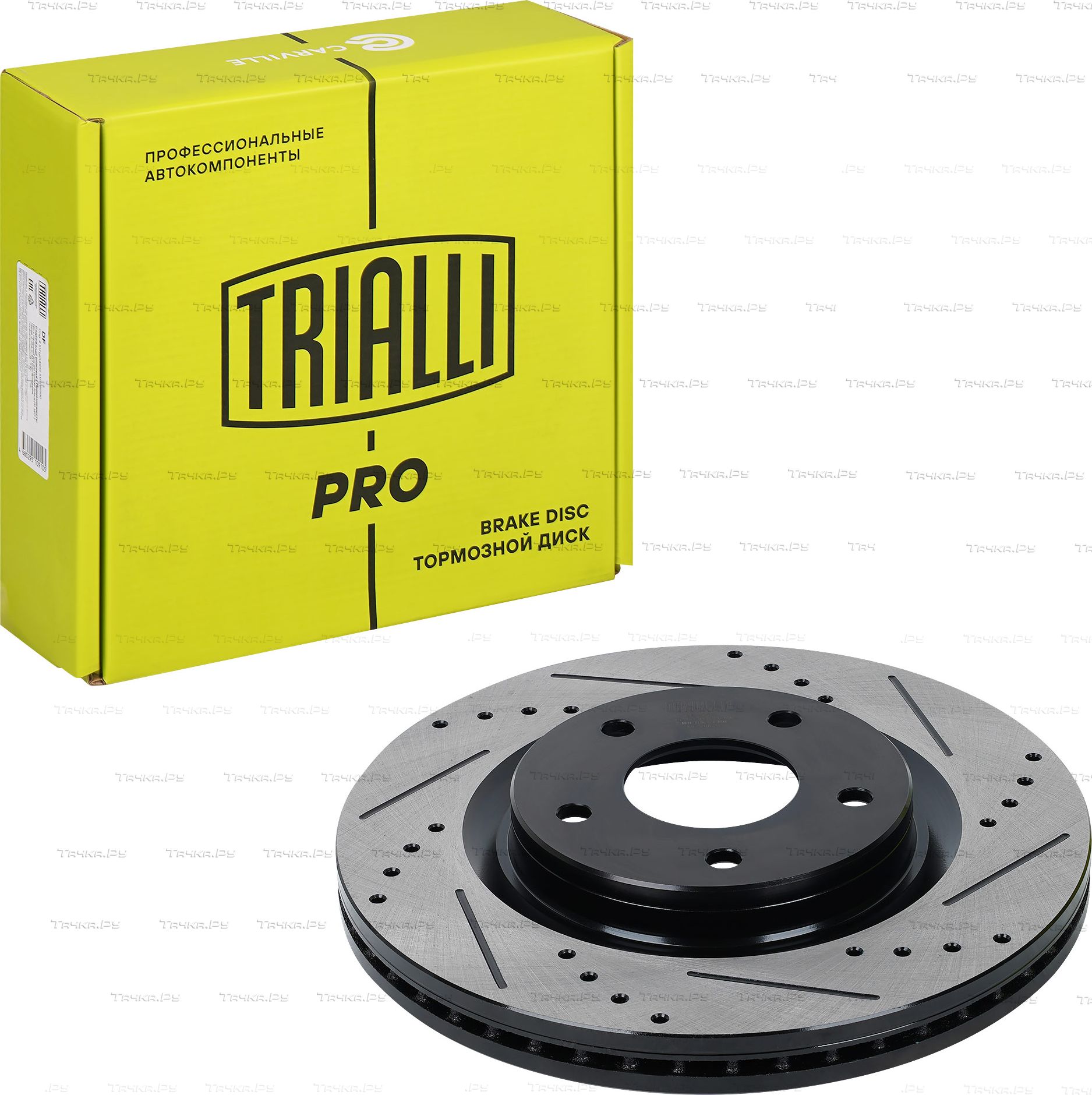 Тормозной диск Trialli передний для Nissan Qashqai I 2007-2013. Артикул DF 275s