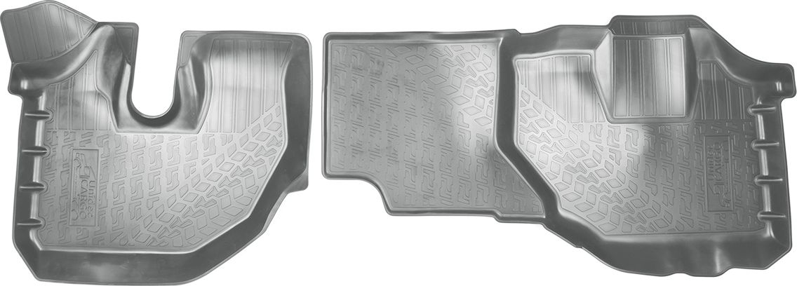 Коврики 3D Норпласт для салона JAC N75, N80, N120 2014-2026 СЕРЫЕ. Артикул NPC01-C38-150-M00-G