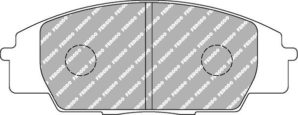 Тормозные колодки FERODO RACING DS3000 для Honda Civic VIII 2006-2011. Артикул FCP1444R