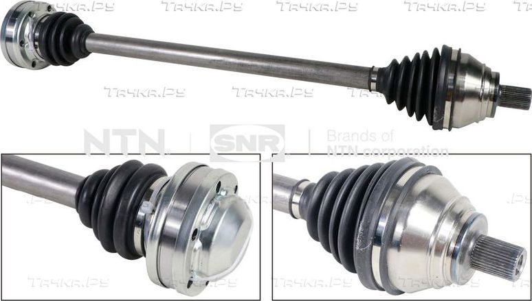 Полуось (привод в сборе, приводной вал) NTN / SNR передняя правая для Volkswagen Jetta V 2005-2010. Артикул DK54.059