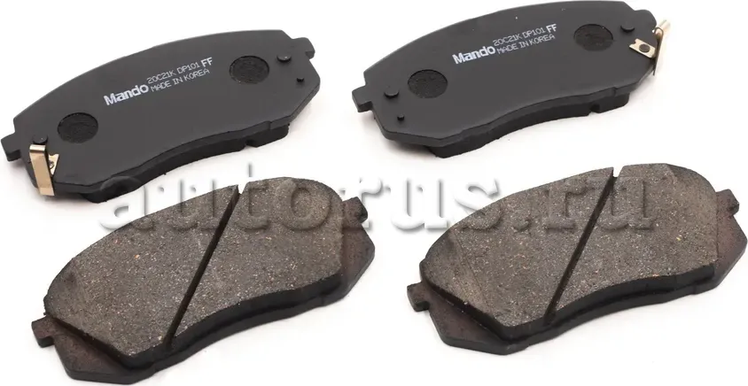 КОМПЛЕКТ КОЛОДОК ТОРМОЗНЫХ ДИСКОВЫХ KIA MPK34 (Mando). Артикул mpk34