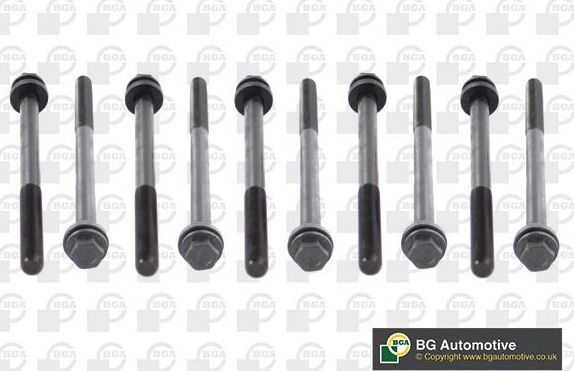 Комплект болтов ГБЦ BGA. Артикул BK2501