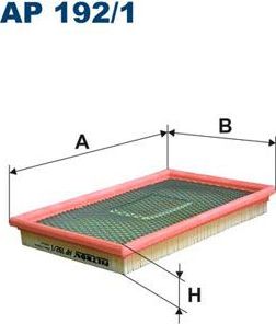 Воздушный фильтр Filtron. Артикул AP 192/1