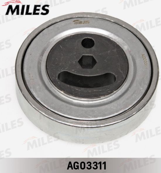Натяжной ролик (натяжитель) приводного поликлинового ремня Miles. Артикул AG03311