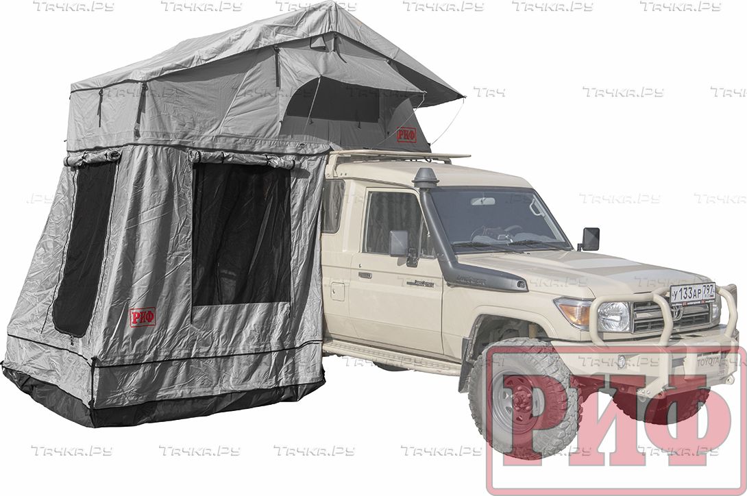 Тамбур к палатке РИФ Soft RT02-160 PRO, тент серый. Артикул RIFAN0212080301