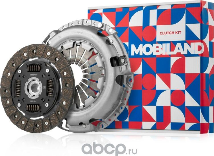 Комплект сцепления для ам  RENAULT LOGAN II 12- 1.6 H4M  NISSAN QASHQAI 07 (Mobiland). Артикул 640100110