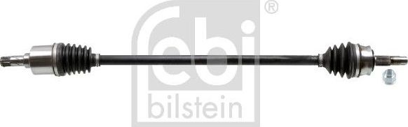 Полуось (привод в сборе, приводной вал) Febi Bilstein передняя правая для Opel Corsa D 2006-2014. Артикул 182881