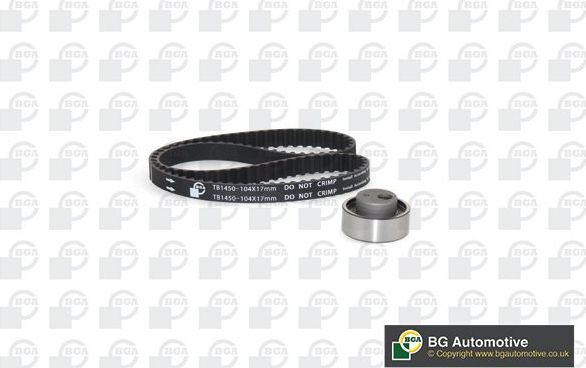 Ремень ГРМ с роликами (комплект) BGA для Mega Club 1992-1999. Артикул TB1450K
