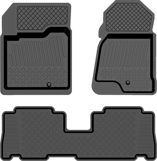 Коврики Rezkon резиновые для салона Chevrolet Captiva 2006-2011. Артикул 1012010100