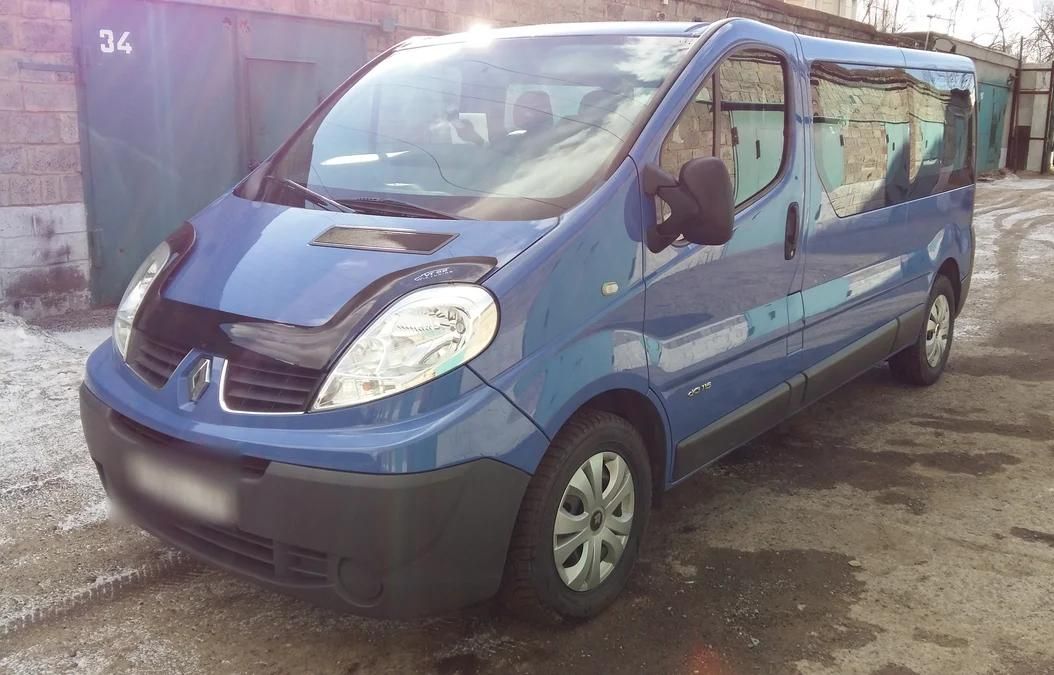 Дефлектор VT52 для капота Renault Trafic II 2001-2014. Артикул RL14VT