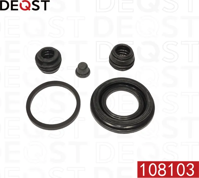 Ремкомплект тормозного суппорта заднего (для поршня O 34mm  суппорт Nissin). HONDA Accord IV-VII 90- (Deqst). Артикул 108103