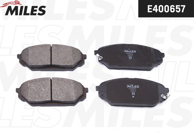 Тормозные колодки Miles (Low-Metallic). Артикул E400657