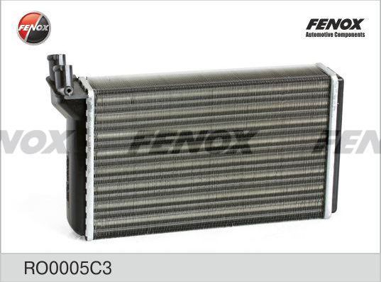 Радиатор отопителя (печки) Fenox (алюминий). Артикул RO0005C3