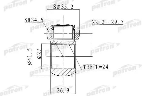 Трипоид Patron. Артикул PTD004