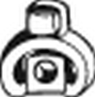 Кронштейн глушителя Bosal (Бельгия). Артикул 255-394