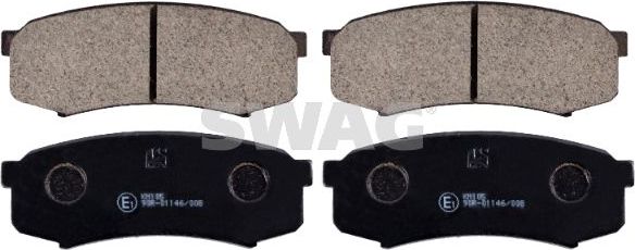 Тормозные колодки SWAG задние для Lexus GX I 2001-2009. Артикул 81 91 6732