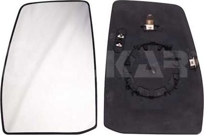 Зеркальное стекло бокового зеркала Alkar. Артикул 6431381