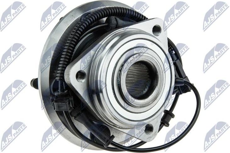 Ступица колеса с интегрированным подшипником NTY передняя правая/левая для Jeep Wrangler III (JK) 2007-2018. Артикул KLP-CH-032