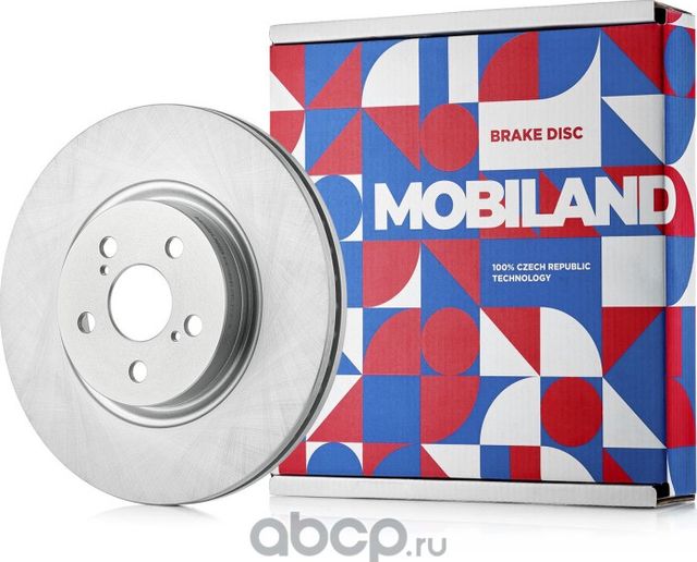 Диск тормозной передний вентилируемый D294,9мм TOYOTA AVENSIS (_T25_), AVENSIS с (Mobiland). Артикул 416109941