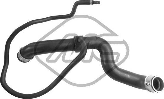 Патрубок радиатора (системы охлаждения) Metalcaucho (EPDM (Этилен-пропиленовый каучук)). Артикул 94573